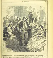 An illustration from The Mysteries of the Court of London (1850)