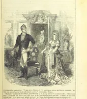An illustration from The Mysteries of the Court of London (1850)