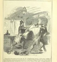An illustration from The Mysteries of the Court of London (1850)