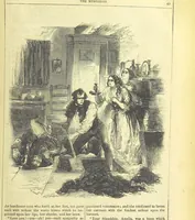 An illustration from The Mysteries of the Court of London (1850)
