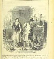 An illustration from The Mysteries of the Court of London (1850)