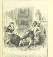 An illustration from The Mysteries of the Court of London (1850)