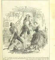 An illustration from The Mysteries of the Court of London (1850)