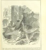 An illustration from The Mysteries of the Court of London (1850)