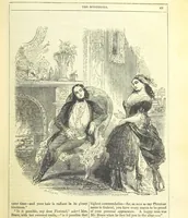 An illustration from The Mysteries of the Court of London (1850)