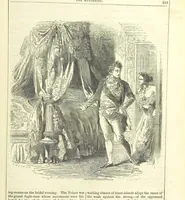 An illustration from The Mysteries of the Court of London (1850)