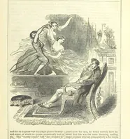 An illustration from The Mysteries of the Court of London (1850)