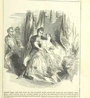 An illustration from The Mysteries of the Court of London (1850)