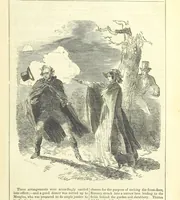 An illustration from The Mysteries of the Court of London (1850)