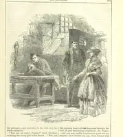 An illustration from The Mysteries of the Court of London (1850)