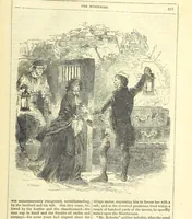 An illustration from The Mysteries of the Court of London (1850)