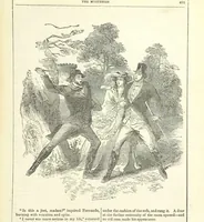An illustration from The Mysteries of the Court of London (1850)