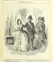 An illustration from The Mysteries of the Court of London (1850)