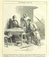 An illustration from The Mysteries of the Court of London (1850)