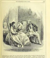 An illustration from The Mysteries of the Court of London (1850)
