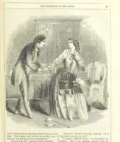 An illustration from The Mysteries of the Court of London (1850)