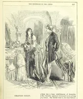 An illustration from The Mysteries of the Court of London (1850)