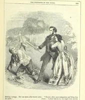 An illustration from The Mysteries of the Court of London (1850)