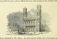An illustration from Pickwick abroad; or, the Tour in France ... Illustrated with forty steel engravings by Crowquill, and thirty-three wood cuts (1864)