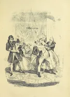 An illustration from Pickwick abroad; or, the Tour in France ... Illustrated with forty steel engravings by Crowquill, and thirty-three wood cuts (1864)