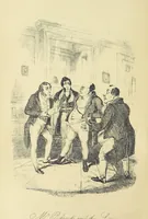 An illustration from Pickwick abroad; or, the Tour in France ... Illustrated with forty steel engravings by Crowquill, and thirty-three wood cuts (1864)
