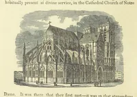 An illustration from Pickwick abroad; or, the Tour in France ... Illustrated with forty steel engravings by Crowquill, and thirty-three wood cuts (1864)