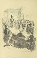 An illustration from Pickwick abroad; or, the Tour in France ... Illustrated with forty steel engravings by Crowquill, and thirty-three wood cuts (1864)