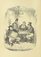 An illustration from Pickwick abroad; or, the Tour in France ... Illustrated with forty steel engravings by Crowquill, and thirty-three wood cuts (1864)