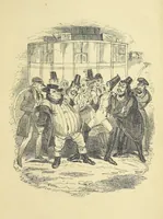 An illustration from Pickwick abroad; or, the Tour in France ... Illustrated with forty steel engravings by Crowquill, and thirty-three wood cuts (1864)