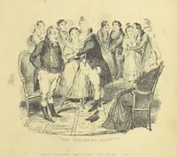 An illustration from Pickwick abroad; or, the Tour in France ... Illustrated with forty steel engravings by Crowquill, and thirty-three wood cuts (1864)