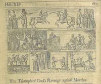 Picture 15 of 31 from The Triumphs of Gods Revenge against the Crying and Execrable Sin of ... Murther ... The seventh ... edition. Whereunto are added ... copper plates (1704), leaf 217