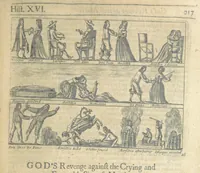 Picture 17 of 31 from The Triumphs of Gods Revenge against the Crying and Execrable Sin of ... Murther ... The seventh ... edition. Whereunto are added ... copper plates (1704), leaf 247