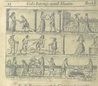 Picture 3 of 31 from The Triumphs of Gods Revenge against the Crying and Execrable Sin of ... Murther ... The seventh ... edition. Whereunto are added ... copper plates (1704), leaf 42