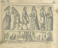 An illustration from The Triumphs of Gods Revenge against the Crying and Execrable Sin of ... Murther ... The seventh ... edition. Whereunto are added ... copper plates (1704)