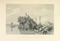 Picture 31 of 100 from Hindostan; its landscapes, palaces, temples, tombs; the shores of the Red Sea; and the ... scenery of the Himalaya Mountains, illustrated in a series of views. With descriptions by E. Roberts (1850), leaf 147