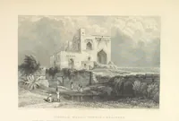 Picture 37 of 100 from Hindostan; its landscapes, palaces, temples, tombs; the shores of the Red Sea; and the ... scenery of the Himalaya Mountains, illustrated in a series of views. With descriptions by E. Roberts (1850), leaf 175