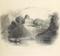 Picture 55 of 100 from Hindostan; its landscapes, palaces, temples, tombs; the shores of the Red Sea; and the ... scenery of the Himalaya Mountains, illustrated in a series of views. With descriptions by E. Roberts (1850), leaf 245