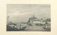 Picture 59 of 100 from Hindostan; its landscapes, palaces, temples, tombs; the shores of the Red Sea; and the ... scenery of the Himalaya Mountains, illustrated in a series of views. With descriptions by E. Roberts (1850), leaf 264