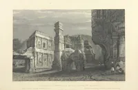 Picture 60 of 100 from Hindostan; its landscapes, palaces, temples, tombs; the shores of the Red Sea; and the ... scenery of the Himalaya Mountains, illustrated in a series of views. With descriptions by E. Roberts (1850), leaf 268