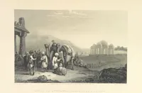 Picture 90 of 100 from Hindostan; its landscapes, palaces, temples, tombs; the shores of the Red Sea; and the ... scenery of the Himalaya Mountains, illustrated in a series of views. With descriptions by E. Roberts (1850), leaf 391