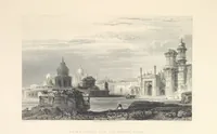 Picture 10 of 100 from Hindostan; its landscapes, palaces, temples, tombs; the shores of the Red Sea; and the ... scenery of the Himalaya Mountains, illustrated in a series of views. With descriptions by E. Roberts (1850), leaf 51