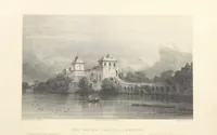 Picture 17 of 100 from Hindostan; its landscapes, palaces, temples, tombs; the shores of the Red Sea; and the ... scenery of the Himalaya Mountains, illustrated in a series of views. With descriptions by E. Roberts (1850), leaf 90