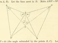An illustration from A Treatise on Marine Surveying: prepared for the use of younger Naval Officers, etc (1882)