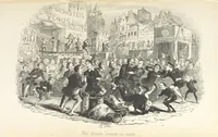 An illustration from Old London Bridge, a romance of the sixteenth century. Illustrated by A. Ashley (1848)