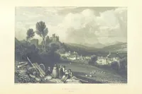 An illustration from The Continental Tourist. Views of Cities and Scenery in Italy, France, and Switzerland. From original drawings by S. Prout, ... and J. D. Harding, with descriptions in English by T. Roscoe, and in French by A. Sosson (1849)