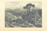 An illustration from The Continental Tourist. Views of Cities and Scenery in Italy, France, and Switzerland. From original drawings by S. Prout, ... and J. D. Harding, with descriptions in English by T. Roscoe, and in French by A. Sosson (1849)