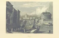 An illustration from The Continental Tourist. Views of Cities and Scenery in Italy, France, and Switzerland. From original drawings by S. Prout, ... and J. D. Harding, with descriptions in English by T. Roscoe, and in French by A. Sosson (1849)