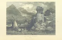 An illustration from The Continental Tourist. Views of Cities and Scenery in Italy, France, and Switzerland. From original drawings by S. Prout, ... and J. D. Harding, with descriptions in English by T. Roscoe, and in French by A. Sosson (1849)