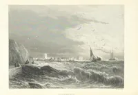 An illustration from Wanderings and Excursions in North Wales, with 51 engravings, by Radclyffe, from drawings by Cattermole, Cox, etc (1853)