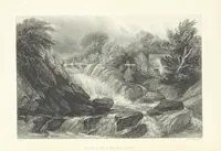 An illustration from Wanderings and Excursions in North Wales, with 51 engravings, by Radclyffe, from drawings by Cattermole, Cox, etc (1853)